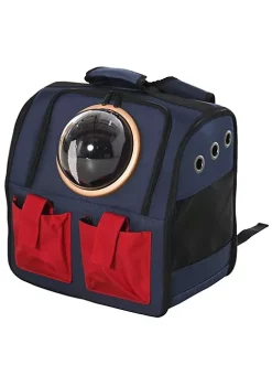 Cheap ✔️ PawHut Foldable Pet Carrier 🎒 Backpack with Breathable Mesh Transparent Window and Adjustable Shoulder Strap for Small Cats and 🦮 Dogs Travel Hiking Blue 👍