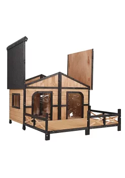Best reviews of ๐ PawHut 59"x64"x39" Wood Large ๐ Dog House Cabin Style Elevated Pet Shelter w/Porch Deck Natural ๐ 9 Best reviews of ๐ PawHut 59"x64"x39" Wood Large ๐ Dog House Cabin Style Elevated Pet Shelter w/Porch Deck Natural ๐ -Cheap PawHut Store Belk 1003