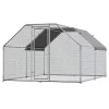 Coupon โค๏ธ PawHut 149" Chicken Coop Galvanized Metal Hen House Large Rabbit Hutch Poultry Cage Pen Backyard with Cover Walk In Pen Run โค๏ธ 1 Coupon โค๏ธ PawHut 149" Chicken Coop Galvanized Metal Hen House Large Rabbit Hutch Poultry Cage Pen Backyard with Cover Walk In Pen Run โค๏ธ -Cheap PawHut Store Belk 1006