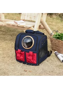 Cheap ✔️ PawHut Foldable Pet Carrier 🎒 Backpack with Breathable Mesh Transparent Window and Adjustable Shoulder Strap for Small Cats and 🦮 Dogs Travel Hiking Blue 👍 -Cheap PawHut Store Belk 103