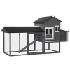 Brand new ๐ PawHut 84" Wooden Chicken Coop Chicken House Poultry Hen Cage with Covered Big Run Nesting Box and Perches Grey ๐ 2 Brand new ๐ PawHut 84" Wooden Chicken Coop Chicken House Poultry Hen Cage with Covered Big Run Nesting Box and Perches Grey ๐ -Cheap PawHut Store Belk 1031