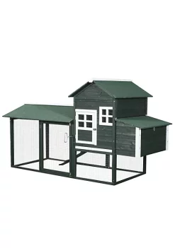 Best reviews of ⭐ PawHut 84" Wooden Chicken Coop Chicken House Poultry Hen Cage with Covered Big Run Nesting Box and Perches Green 🛒 9 Best reviews of ⭐ PawHut 84" Wooden Chicken Coop Chicken House Poultry Hen Cage with Covered Big Run Nesting Box and Perches Green 🛒 -Cheap PawHut Store Belk 1038