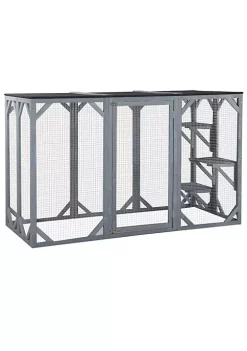 Top 10 ✔️ PawHut Cat Cage Indoor Outdoor Wooden Enclosure Pet House Small Animal Cage Hutch Suitable for Rabbit 🐶 Dogs Kitten Crate Kennel with Waterproof Roof Multi Level Platforms Lock Grey 🌟 11 Top 10 ✔️ PawHut Cat Cage Indoor Outdoor Wooden Enclosure Pet House Small Animal Cage Hutch Suitable for Rabbit 🐶 Dogs Kitten Crate Kennel with Waterproof Roof Multi Level Platforms Lock Grey 🌟 -Cheap PawHut Store Belk 1095