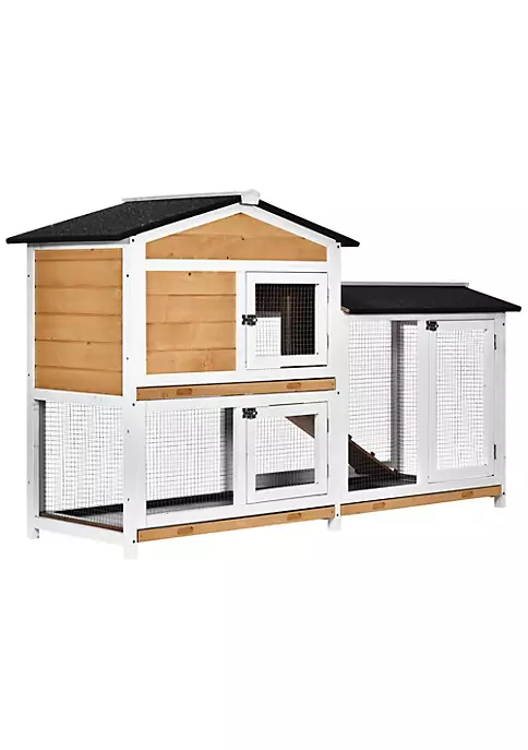 Best reviews of ⭐ PawHut 2 Tier Wood Rabbit Hutch Backyard Bunny Cage Small Animal House with Ramp and Outdoor Run Yellow ✨ 3 Best reviews of ⭐ PawHut 2 Tier Wood Rabbit Hutch Backyard Bunny Cage Small Animal House with Ramp and Outdoor Run Yellow ✨