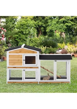 Best reviews of ⭐ PawHut 2 Tier Wood Rabbit Hutch Backyard Bunny Cage Small Animal House with Ramp and Outdoor Run Yellow ✨ 10 Best reviews of ⭐ PawHut 2 Tier Wood Rabbit Hutch Backyard Bunny Cage Small Animal House with Ramp and Outdoor Run Yellow ✨ -Cheap PawHut Store Belk 1109