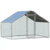 Outlet π PawHut Galvanized Large Metal Chicken Coop Cage 1 Room Walk in Enclosure Poultry Hen Run House Playpen Rabbit Hutch UV and Water Resistant Cover for Outdoor Backyard 10' x 6' x 6' π 2 Outlet π PawHut Galvanized Large Metal Chicken Coop Cage 1 Room Walk in Enclosure Poultry Hen Run House Playpen Rabbit Hutch UV and Water Resistant Cover for Outdoor Backyard 10' x 6' x 6' π -Cheap PawHut Store Belk 1126