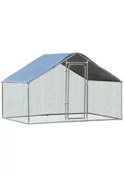 Outlet ๐ PawHut Galvanized Large Metal Chicken Coop Cage 1 Room Walk in Enclosure Poultry Hen Run House Playpen Rabbit Hutch UV and Water Resistant Cover for Outdoor Backyard 10' x 6' x 6' ๐ 11 Outlet ๐ PawHut Galvanized Large Metal Chicken Coop Cage 1 Room Walk in Enclosure Poultry Hen Run House Playpen Rabbit Hutch UV and Water Resistant Cover for Outdoor Backyard 10' x 6' x 6' ๐ -Cheap PawHut Store Belk 1130