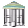 Cheapest 🛒 PawHut 60" x 52" Heavy Duty Outdoor Pet Cage Kennel with Weather Resistant Polyester Roof Locking Door and Metal Frame 👍