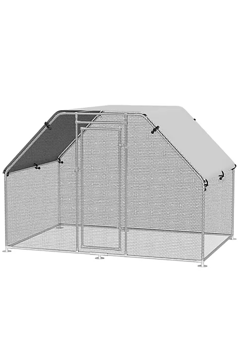 Best reviews of π PawHut 110" Chicken Coop Galvanized Metal Hen House Large Rabbit Hutch Poultry Cage Pen Backyard with Cover Walk In Pen Run π 4 Best reviews of π PawHut 110" Chicken Coop Galvanized Metal Hen House Large Rabbit Hutch Poultry Cage Pen Backyard with Cover Walk In Pen Run π - Image 2