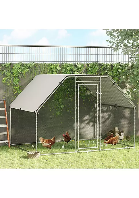 Best reviews of π PawHut 110" Chicken Coop Galvanized Metal Hen House Large Rabbit Hutch Poultry Cage Pen Backyard with Cover Walk In Pen Run π 6 Best reviews of π PawHut 110" Chicken Coop Galvanized Metal Hen House Large Rabbit Hutch Poultry Cage Pen Backyard with Cover Walk In Pen Run π - Image 4