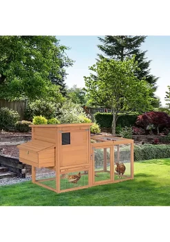 Budget ๐ PawHut 75" Chicken Coop Wooden Chicken House Rabbit Hutch Poultry Hen Cage Pen Backyard with Outdoor Run and Nesting Box ๐ฏ 10 Budget ๐ PawHut 75" Chicken Coop Wooden Chicken House Rabbit Hutch Poultry Hen Cage Pen Backyard with Outdoor Run and Nesting Box ๐ฏ -Cheap PawHut Store Belk 1174