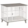 Flash Sale 😉 PawHut Furniture 🦮 Dog Kennel Wooden End Table with Cushion and Lockable Door Medium Size Pet Crate Indoor Puppy Cage Grey 🛒 2 Flash Sale 😉 PawHut Furniture 🦮 Dog Kennel Wooden End Table with Cushion and Lockable Door Medium Size Pet Crate Indoor Puppy Cage Grey 🛒 -Cheap PawHut Store Belk 1196