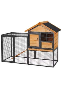 Cheapest 🎁 PawHut 2 Level Rabbit Hutch Bunny Cage with Asphalt Roof Removable Tray for Backyard 🤩 9 Cheapest 🎁 PawHut 2 Level Rabbit Hutch Bunny Cage with Asphalt Roof Removable Tray for Backyard 🤩 -Cheap PawHut Store Belk 1203