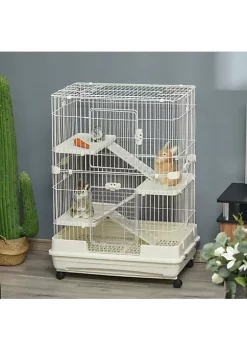 Cheap โจ PawHut 43โL 4 Level Indoor Small Animal Cage Rabbit Hutch Multi Activity Exercise Centre with Universal Wheels Brakes Slide out Tray White ๐ 10 Cheap โจ PawHut 43โL 4 Level Indoor Small Animal Cage Rabbit Hutch Multi Activity Exercise Centre with Universal Wheels Brakes Slide out Tray White ๐ -Cheap PawHut Store Belk 1229