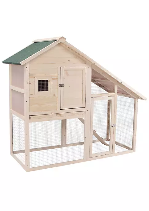 Best Sale ๐ PawHut 55" L 2 tier Wood Rabbit Hutch Backyard Cage Small Animal House with Ramp and Outdoor Run ๐ 5 Best Sale ๐ PawHut 55" L 2 tier Wood Rabbit Hutch Backyard Cage Small Animal House with Ramp and Outdoor Run ๐ - Image 3