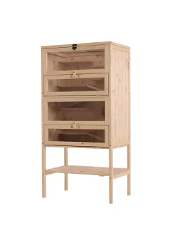 New โญ PawHut 5 Tier Fir Wood Hamster Cage Mouse Rats Small Animals Play House Exercise Activity Center Natural ๐ 8 New โญ PawHut 5 Tier Fir Wood Hamster Cage Mouse Rats Small Animals Play House Exercise Activity Center Natural ๐ -Cheap PawHut Store Belk 1317