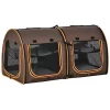 Promo ๐คฉ PawHut 39" Portable Soft Sided Pet Cat Carrier with Divider Two Compartments Soft Cushions and Storage Bag Brown ๐ฅฐ 1 Promo ๐คฉ PawHut 39" Portable Soft Sided Pet Cat Carrier with Divider Two Compartments Soft Cushions and Storage Bag Brown ๐ฅฐ -Cheap PawHut Store Belk 1327