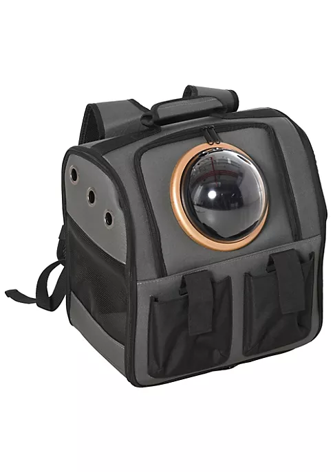 Coupon ✔️ PawHut Foldable Pet Carrier 🎒 Backpack with Breathable Mesh Transparent Window and Adjustable Shoulder Strap for Small Cats and 🦮 Dogs Travel Hiking Grey 💯 4 Coupon ✔️ PawHut Foldable Pet Carrier 🎒 Backpack with Breathable Mesh Transparent Window and Adjustable Shoulder Strap for Small Cats and 🦮 Dogs Travel Hiking Grey 💯 - Image 2