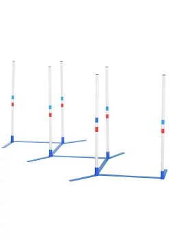 Discount โจ PawHut Adjustable ๐ถ Dog Agility Training Obstacle Set with Weaves Poles and Storage Bag โ๏ธ