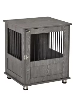 Best Sale 💯 PawHut Furniture 🦮 Dog Kennel Wooden End Table Small Pet Crate with Magnetic Door Indoor Crate Animal Cage Grey 🥰 -Cheap PawHut Store Belk 1639