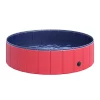 Buy ❤️ PawHut Foldable 🦮 Dog Pool Pet Bathing Tub Collapsible PVC Cats Swimming Pool Outdoor/Indoor with Nonslip Bottom Red / Dark Blue 12" x 47" 👏 -Cheap PawHut Store Belk 1740