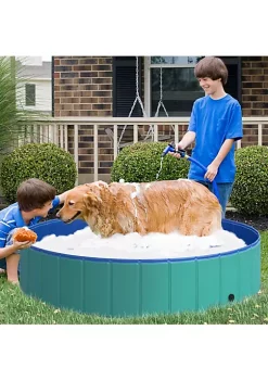 Discount ๐คฉ PawHut Foldable ๐ถ Dog Pool Pet Bathing Tub Collapsible PVC Cats Swimming Pool Outdoor/Indoor with Nonslip Bottom Green / Blue 12" x 56" ๐ 10 Discount ๐คฉ PawHut Foldable ๐ถ Dog Pool Pet Bathing Tub Collapsible PVC Cats Swimming Pool Outdoor/Indoor with Nonslip Bottom Green / Blue 12" x 56" ๐ -Cheap PawHut Store Belk 1758