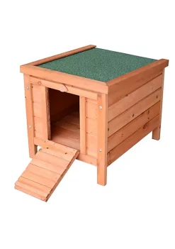 Cheap 🔔 PawHut Small Wooden Rabbit Hutch Guinea Pig House 🦮 Dog Cage with Openable and Waterproof Roof 😉 -Cheap PawHut Store Belk 1767