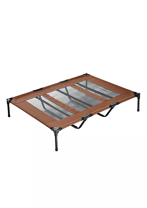 New ๐ PawHut 48" x 36" Elevated Breathable ๐ฆฎ Dog Bed Portable Pet Cot w/ Carry Bag Metal Frame Breathable Mesh Indoor and Outdoor Tan ๐ 5 New ๐ PawHut 48" x 36" Elevated Breathable ๐ฆฎ Dog Bed Portable Pet Cot w/ Carry Bag Metal Frame Breathable Mesh Indoor and Outdoor Tan ๐ - Image 3