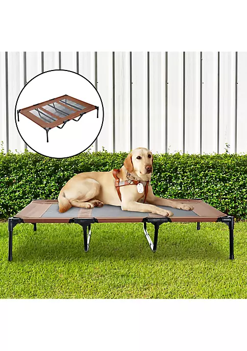 New ๐ PawHut 48" x 36" Elevated Breathable ๐ฆฎ Dog Bed Portable Pet Cot w/ Carry Bag Metal Frame Breathable Mesh Indoor and Outdoor Tan ๐ 6 New ๐ PawHut 48" x 36" Elevated Breathable ๐ฆฎ Dog Bed Portable Pet Cot w/ Carry Bag Metal Frame Breathable Mesh Indoor and Outdoor Tan ๐ - Image 4