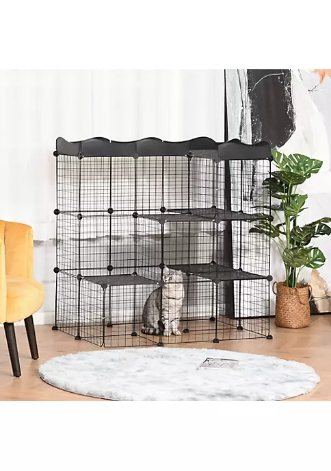 Best Pirce 🛒 PawHut Pet Playpen Small Animal Cage Portable Metal Wire Yard Fence with Door Ramp Platform for Kitten Ferret ❤️ 5 Best Pirce 🛒 PawHut Pet Playpen Small Animal Cage Portable Metal Wire Yard Fence with Door Ramp Platform for Kitten Ferret ❤️ - Image 3