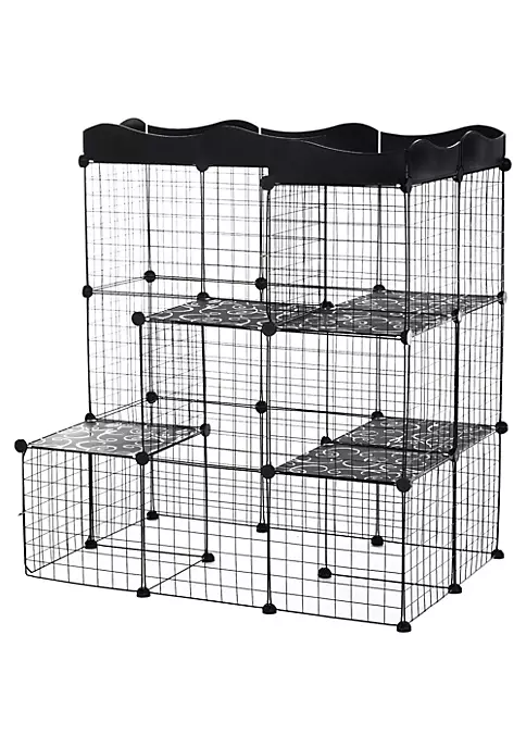 Best Pirce 🛒 PawHut Pet Playpen Small Animal Cage Portable Metal Wire Yard Fence with Door Ramp Platform for Kitten Ferret ❤️ 7 Best Pirce 🛒 PawHut Pet Playpen Small Animal Cage Portable Metal Wire Yard Fence with Door Ramp Platform for Kitten Ferret ❤️ - Image 5