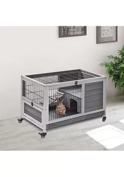 Top 10 ๐งจ PawHut Wooden Indoor Rabbit Hutch Elevated Cage Habitat with Enclosed Run with Wheels Ideal for Rabbits and Guinea Pigs โจ 10 Top 10 ๐งจ PawHut Wooden Indoor Rabbit Hutch Elevated Cage Habitat with Enclosed Run with Wheels Ideal for Rabbits and Guinea Pigs โจ -Cheap PawHut Store Belk 195