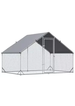 Cheap ๐ฅ PawHut Galvanized Metal Chicken Coop Cage Walk In Poultry Playpen with Cover and Lockable Door for Outdoor Backyard 10' x 6' x 6' Silver ๐ 11 Cheap ๐ฅ PawHut Galvanized Metal Chicken Coop Cage Walk In Poultry Playpen with Cover and Lockable Door for Outdoor Backyard 10' x 6' x 6' Silver ๐ -Cheap PawHut Store Belk 216