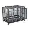 Outlet ๐ PawHut 36" Heavy Duty Steel ๐ฆฎ Dog Crate Kennel Pet Cage w/ Wheels Grey Vein ๐ 1 Outlet ๐ PawHut 36" Heavy Duty Steel ๐ฆฎ Dog Crate Kennel Pet Cage w/ Wheels Grey Vein ๐ -Cheap PawHut Store Belk 217