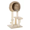 Best reviews of 🧨 PawHut Cat Tree with Sisal Scratching Post Condo and Hanging Rope 44" H Beige 🤩 -Cheap PawHut Store Belk 222