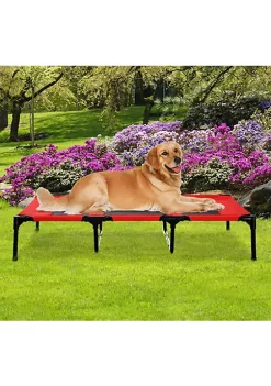 Best Pirce ๐ PawHut 48" x 36" Elevated Breathable ๐ถ Dog Bed Portable Pet Cot w/ Carry Bag Metal Frame Breathable Mesh Indoor and Outdoor Red ๐ 10 Best Pirce ๐ PawHut 48" x 36" Elevated Breathable ๐ถ Dog Bed Portable Pet Cot w/ Carry Bag Metal Frame Breathable Mesh Indoor and Outdoor Red ๐ -Cheap PawHut Store Belk 235