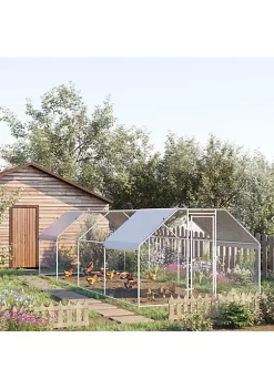 Brand new ๐ฏ PawHut 24' Chicken Coop Galvanized Metal Hen House Large Rabbit Hutch Poultry Cage Pen Backyard with Cover Walk In Pen Run ๐ 10 Brand new ๐ฏ PawHut 24' Chicken Coop Galvanized Metal Hen House Large Rabbit Hutch Poultry Cage Pen Backyard with Cover Walk In Pen Run ๐ -Cheap PawHut Store Belk 300