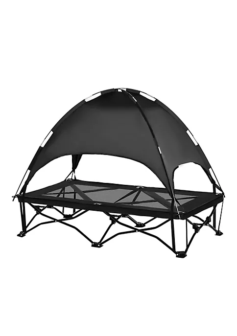 Best deal ๐ PawHut 46" Elevated ๐ถ Dog Bed with Canopy Raised ๐ถ Dog Bed with Removable Shade Cover Ventilated Cooling Pet Bed for Medium and Large ๐ถ Dogs Black ๐ 4 Best deal ๐ PawHut 46" Elevated ๐ถ Dog Bed with Canopy Raised ๐ถ Dog Bed with Removable Shade Cover Ventilated Cooling Pet Bed for Medium and Large ๐ถ Dogs Black ๐ - Image 2