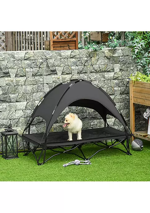 Best deal ๐ PawHut 46" Elevated ๐ถ Dog Bed with Canopy Raised ๐ถ Dog Bed with Removable Shade Cover Ventilated Cooling Pet Bed for Medium and Large ๐ถ Dogs Black ๐ 5 Best deal ๐ PawHut 46" Elevated ๐ถ Dog Bed with Canopy Raised ๐ถ Dog Bed with Removable Shade Cover Ventilated Cooling Pet Bed for Medium and Large ๐ถ Dogs Black ๐ - Image 3
