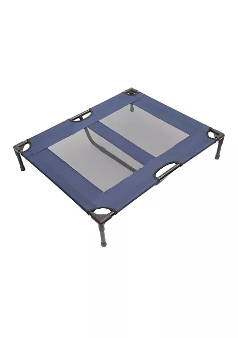 Best Pirce ๐งจ PawHut 36" x 30" Elevated Cooling ๐ Summer ๐ฆฎ Dog Cot Pet Bed With Mesh Ventilation Blue ๐งจ 4 Best Pirce ๐งจ PawHut 36" x 30" Elevated Cooling ๐ Summer ๐ฆฎ Dog Cot Pet Bed With Mesh Ventilation Blue ๐งจ - Image 2