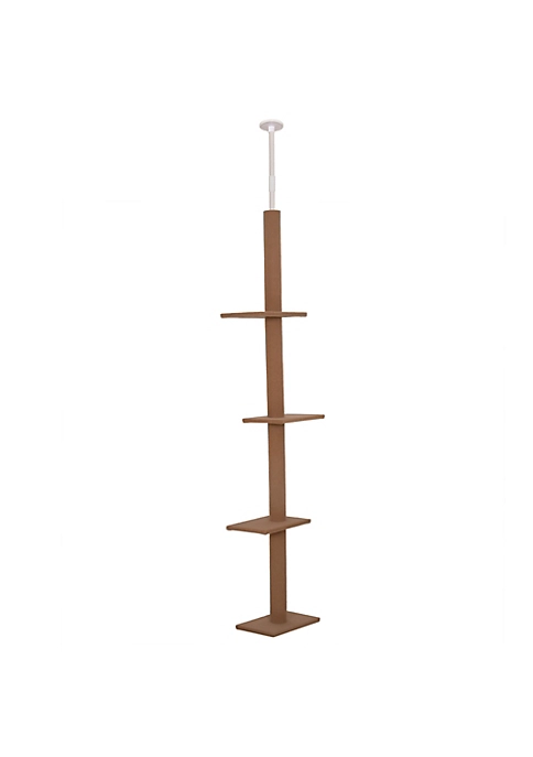 Wholesale 🔥 PawHut 4 level Platform Cat Tree with Sisal Covered Scratching Posts Natural Cat Tree Activity Center for kittens Cat tower furniture Brown 🤩 3 Wholesale 🔥 PawHut 4 level Platform Cat Tree with Sisal Covered Scratching Posts Natural Cat Tree Activity Center for kittens Cat tower furniture Brown 🤩