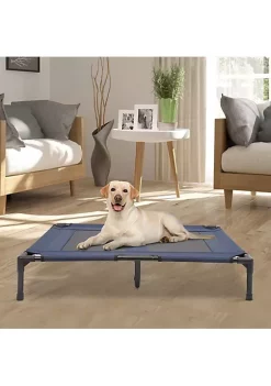 Best Pirce ๐งจ PawHut 36" x 30" Elevated Cooling ๐ Summer ๐ฆฎ Dog Cot Pet Bed With Mesh Ventilation Blue ๐งจ 10 Best Pirce ๐งจ PawHut 36" x 30" Elevated Cooling ๐ Summer ๐ฆฎ Dog Cot Pet Bed With Mesh Ventilation Blue ๐งจ -Cheap PawHut Store Belk 400