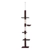 Discount 🤩 PawHut 9' Adjustable Height Floor To Ceiling Vertical Cat Tree Brown and White ❤️ 1 Discount 🤩 PawHut 9' Adjustable Height Floor To Ceiling Vertical Cat Tree Brown and White ❤️ -Cheap PawHut Store Belk 472
