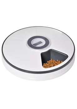 Budget ๐ฅฐ PawHut Battery Powered Automatic Feeder for Pets with Digital LED Display Timer 6 Meal Trays for Wet or Dry Cat Food Small ๐ถ Dog and Cat Meal Dispenser ๐