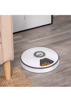 Budget 🥰 PawHut Battery Powered Automatic Feeder for Pets with Digital LED Display Timer 6 Meal Trays for Wet or Dry Cat Food Small 🐶 Dog and Cat Meal Dispenser 👏 -Cheap PawHut Store Belk 490