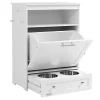 Best deal 🎉 PawHut Pet Feeder Station 🦮 Dog and Cat Food Storage Feeding Station Food Cabinet Pet Storage Organizer White 👍 -Cheap PawHut Store Belk 497