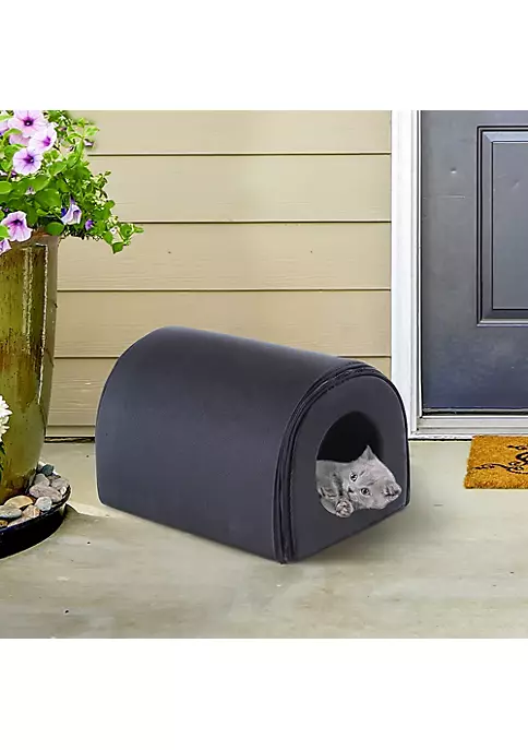 Wholesale ๐ PawHut Dome Heated Cat House Portable and Waterproof Pet Shelter for Kitty in Winter Black โค๏ธ 6 Wholesale ๐ PawHut Dome Heated Cat House Portable and Waterproof Pet Shelter for Kitty in Winter Black โค๏ธ - Image 4
