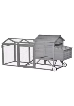 Buy ๐ PawHut 96" Chicken Coop Wooden Chicken House Rabbit Hutch Poultry Cage Hen Pen Portable Backyard with Wheels Outdoor Run and Nesting Box Grey ๐ฅ 9 Buy ๐ PawHut 96" Chicken Coop Wooden Chicken House Rabbit Hutch Poultry Cage Hen Pen Portable Backyard with Wheels Outdoor Run and Nesting Box Grey ๐ฅ -Cheap PawHut Store Belk 619