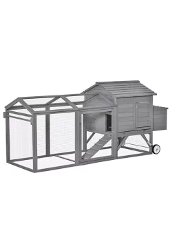 Buy ๐ PawHut 96" Chicken Coop Wooden Chicken House Rabbit Hutch Poultry Cage Hen Pen Portable Backyard with Wheels Outdoor Run and Nesting Box Grey ๐ฅ 11 Buy ๐ PawHut 96" Chicken Coop Wooden Chicken House Rabbit Hutch Poultry Cage Hen Pen Portable Backyard with Wheels Outdoor Run and Nesting Box Grey ๐ฅ -Cheap PawHut Store Belk 621