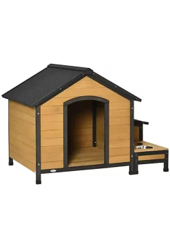 Top 10 ✨ PawHut Wooden Outdoor 🦮 Dog House Cabin Style Pet House with Feeding Bowls Asphalt Roof Storage Box for 🦮 Dogs Up To 66 Lbs. Natural 💯 11 Top 10 ✨ PawHut Wooden Outdoor 🦮 Dog House Cabin Style Pet House with Feeding Bowls Asphalt Roof Storage Box for 🦮 Dogs Up To 66 Lbs. Natural 💯 -Cheap PawHut Store Belk 641